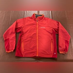 Columbia Men’s Omni-Shield Red-Orange Lightweight Jacket - Size XL